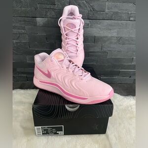 Nike KD 17 NRG ‘Aunt Pearl’ Pink Foam Breast Cancer FZ1518-600 Size 8 Men’s NEW